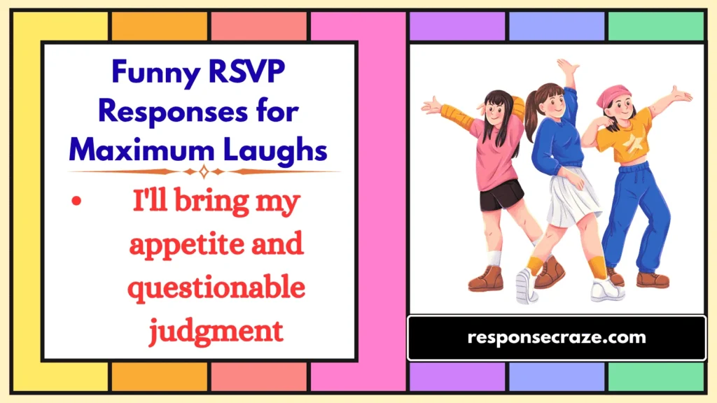 Funny RSVP Responses for Maximum Laughs