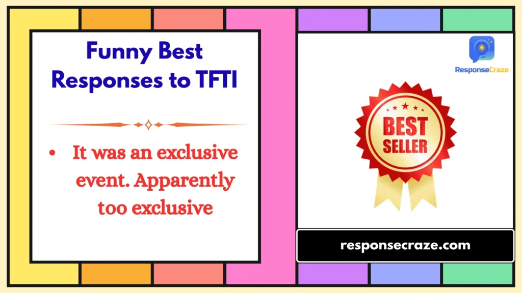 Funny Best Responses to TFTI