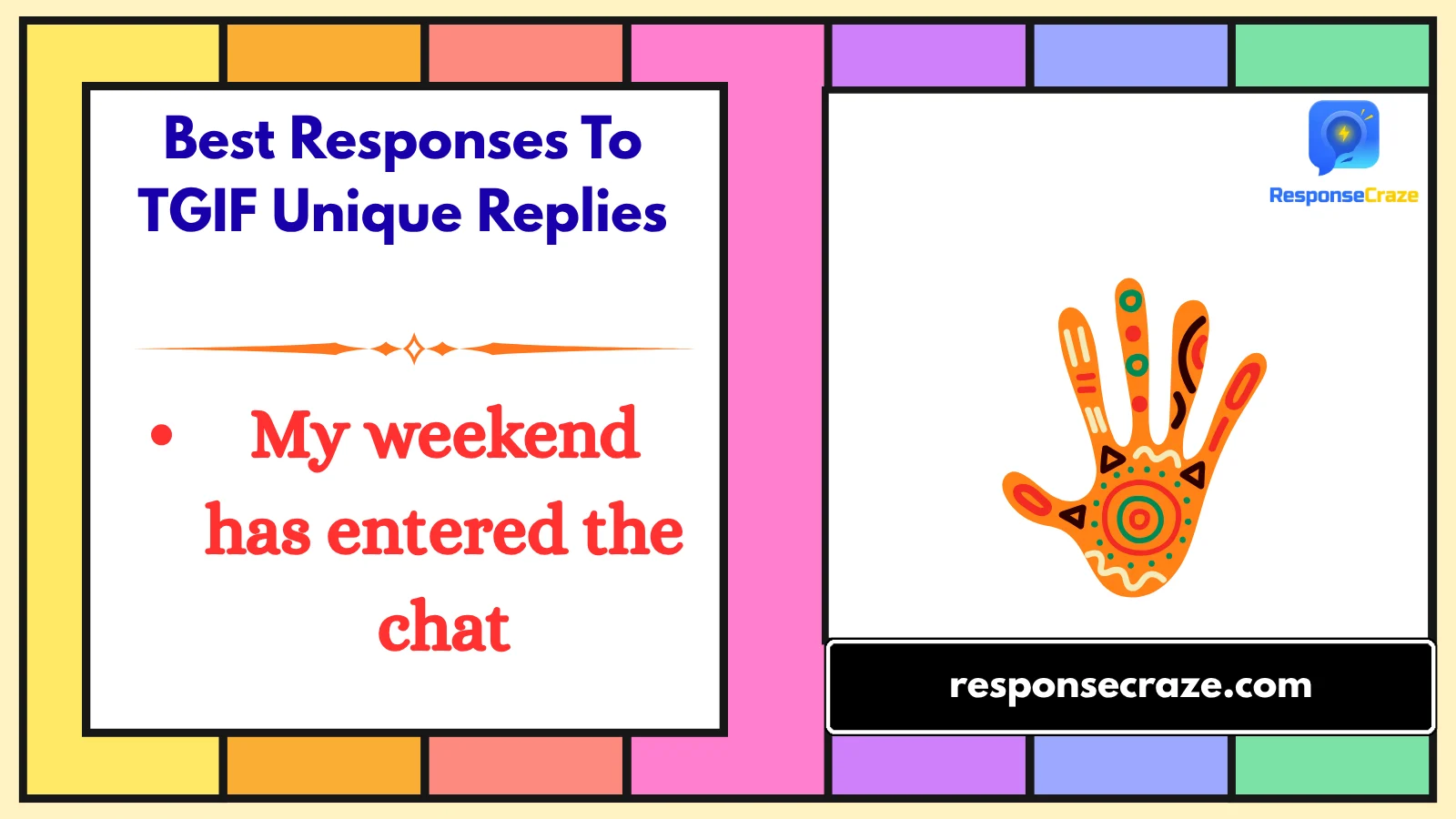 Best Responses To TGIF Unique Replies
