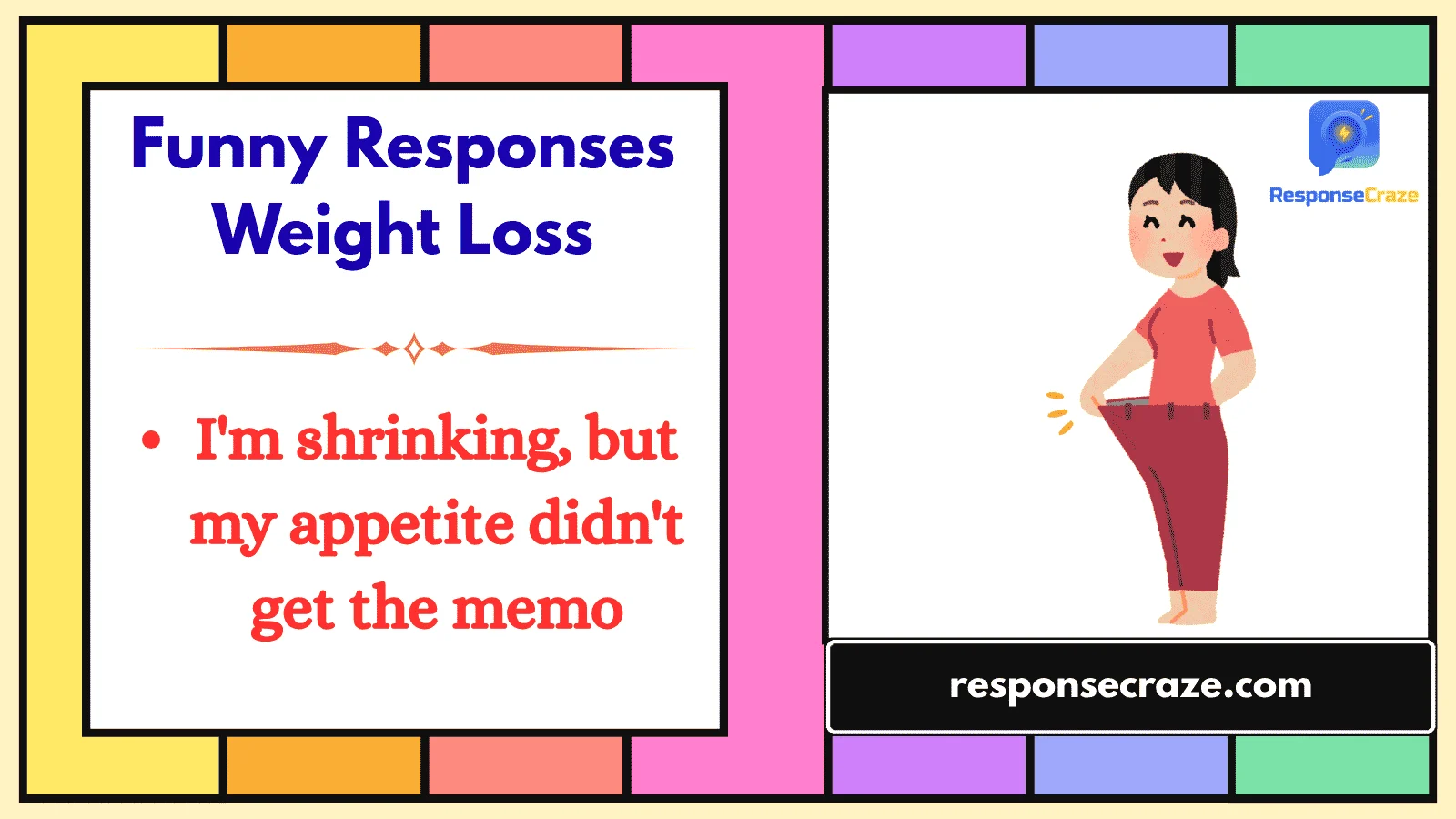 Funny Responses Weight Loss