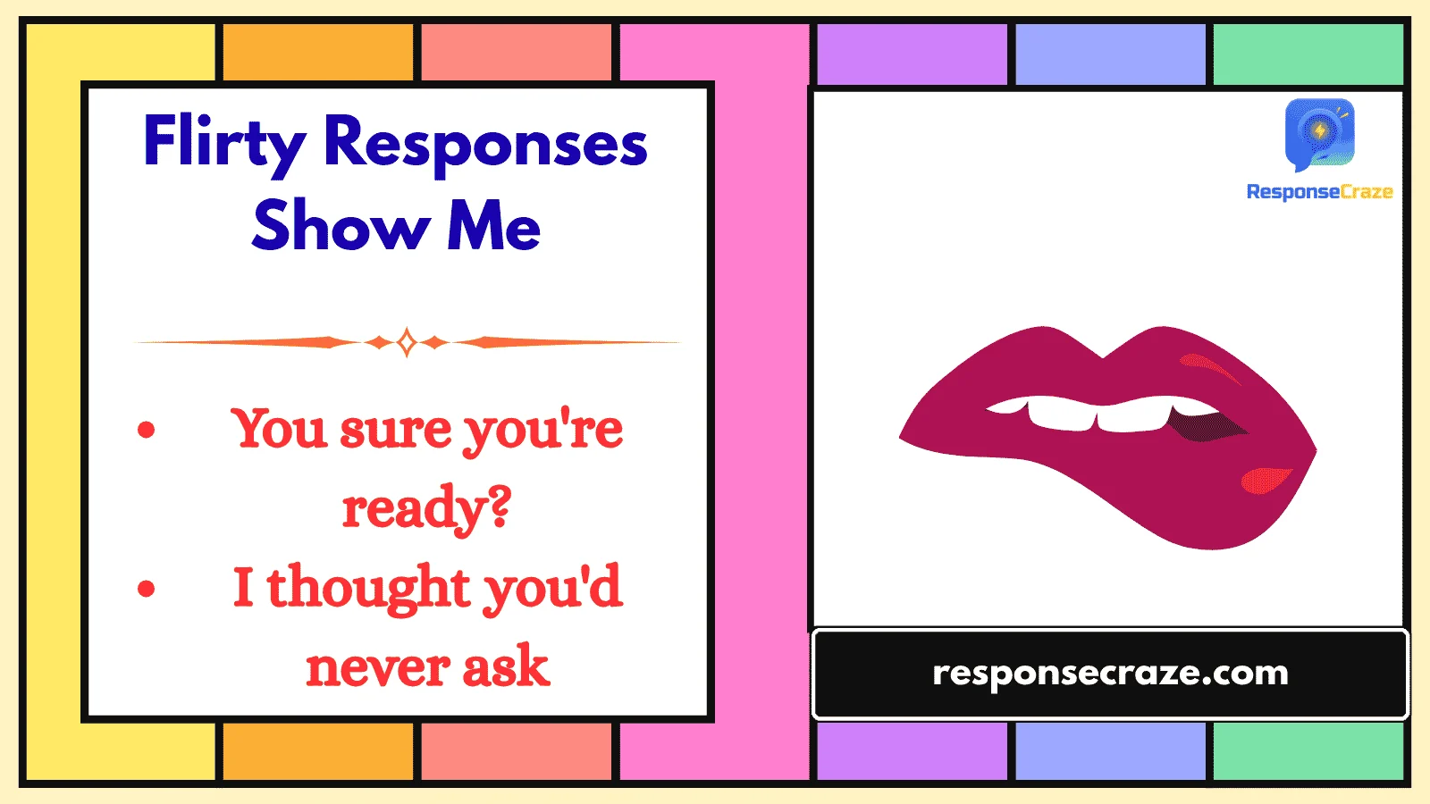 Flirty Responses Show Me
