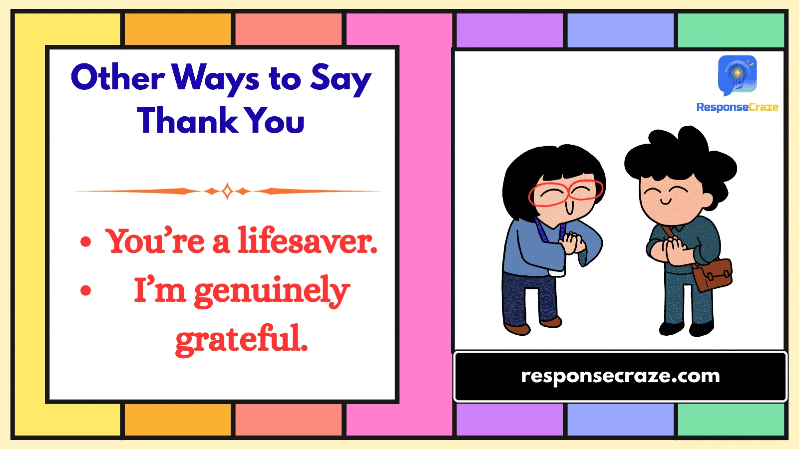 Other Ways to Say Thank You